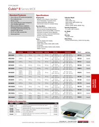 Thumbnail of document Data Sheet - Cubis II Series MCE, Sartorius Toploader Balances